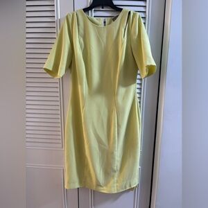 Libby London Yellow Sheath Dress – Size 12